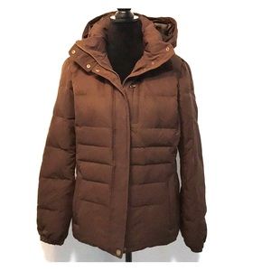Lands’ End girls down coat